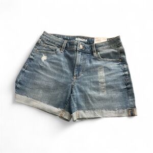 Sonoma Women's Distressed Blue Jean Shorts
